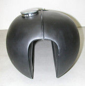 Vintage TRIUMPH Oil in the Frame Flat Black Motorcycle Fuel Gas Tank
