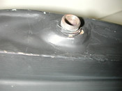 Vintage HARLEY DAVIDSON Sportster XL1200 Black Motorcycle Gas Fuel Tank