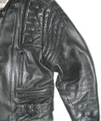 Open Road Men's Black Armor Leather Motorcycle Biker Jacket SZ: M