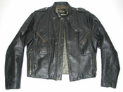 Vintage SAN DIEGO Cafe Racer USA Mens Black Leather Motorcycle Biker Jacket - 42