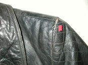 Vintage Black Two-tone Leather Cafe Racer Mens Motorcycle Biker Jacket