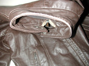 Vintage Brown Cafe Racer Men's Leather Motorcycle Biker Jacket size:42