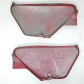 Vintage YAMAHA DOHC 750 Motorcycle Side Covers OEM