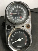 Vintage HARLEY DAVIDSON Shovelhead OEM 71301-77 Speedometer & Tachometer