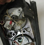 Vintage HARLEY DAVIDSON Shovelhead OEM 71301-77 Speedometer & Tachometer
