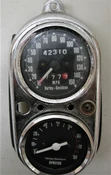 Vintage HARLEY DAVIDSON Shovelhead OEM 71301-77 Speedometer & Tachometer