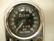 Vintage HARLEY DAVIDSON Shovelhead OEM 71301-77 Speedometer & Tachometer