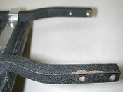 HARLEY DAVIDSON Black Powder Coated Motorcycle Backrest