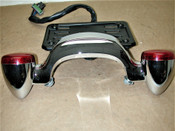 HARLEY DAVIDSON Road Glide FLTRX 2013 +UP OEM Chrome Turn Signal & Bar License Plate Holder Assembly