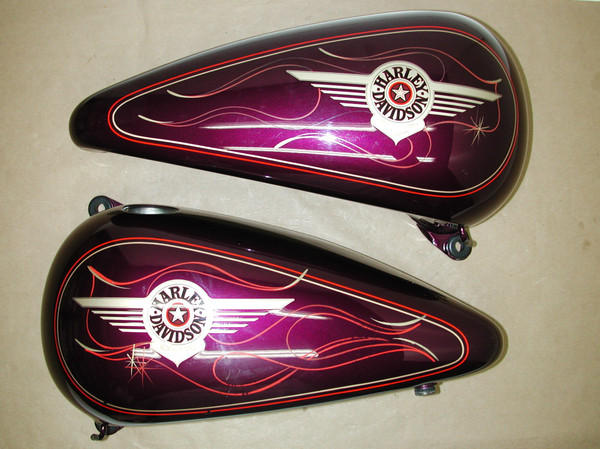 HARLEY DAVIDSON Softail Fat Boy FLSTF 1984-1999 OEM 4.2 Gal Split Fuel Gas Tank