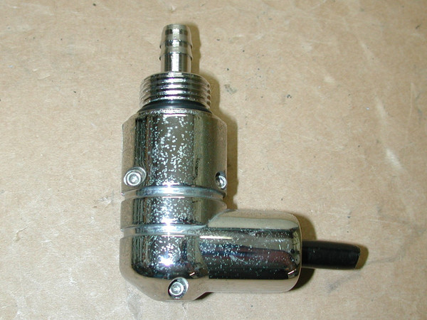 HARLEY DAVIDSON DYNA Softail FLH Chrome 90 Degree Fuel Valve release