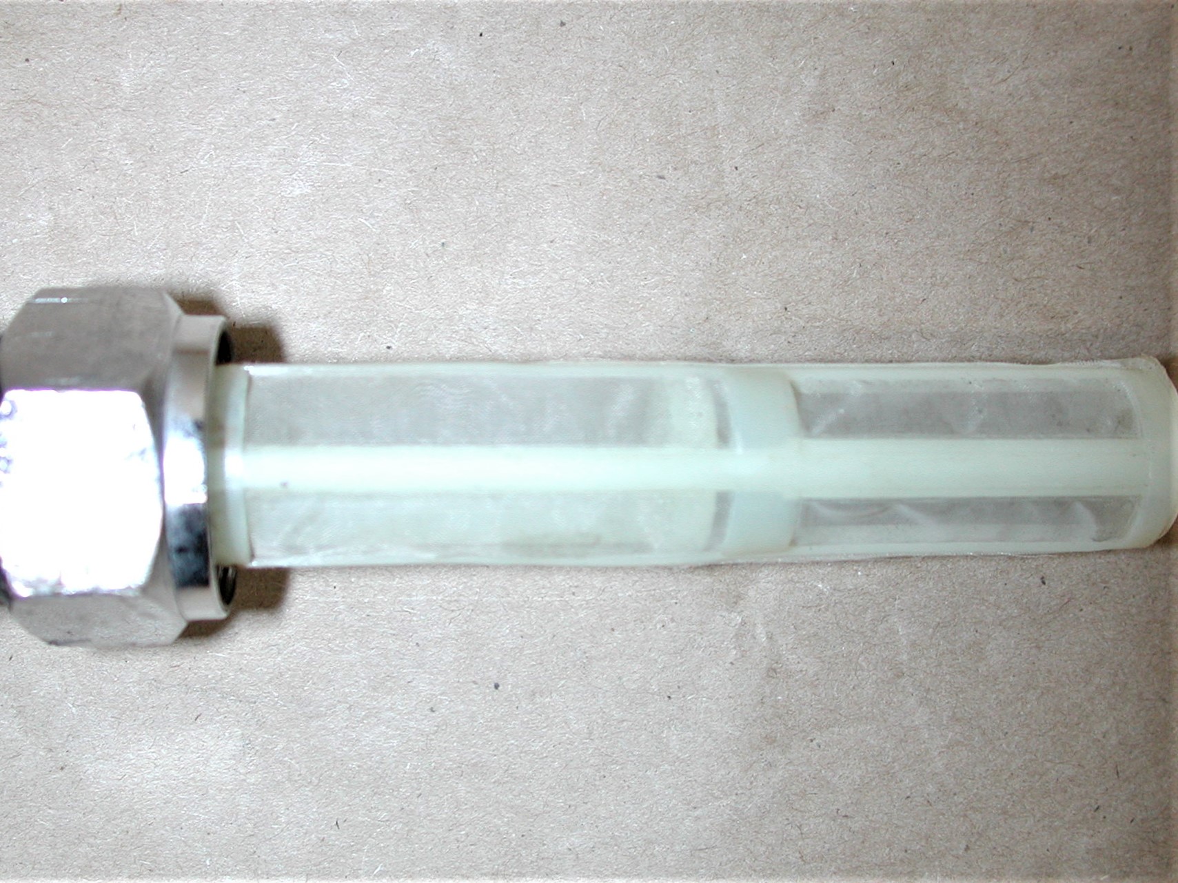 Chrome Petcock Fuel Valve Straight Down Outlet Spigot 22mm Harley - Foto 10