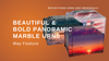 May Feature: Beautiful & bold Panoramic Marble Urns