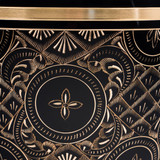 Detail of The Black Elegance Brass Urn