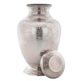 Callia Pink Rose Urn - Shown with Lid Off