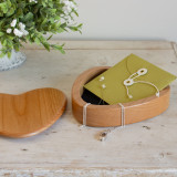 Devoted Heart Keepsake Urn Box - Alder