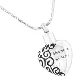 Always in My Heart Cremation Jewelry