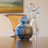 Mosaic Blue Onyx Extra Small Urn