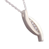 Two-Sided Leaf Cremation Jewelry