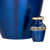 Sapphire Blue Keepsake Urn