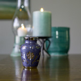 Grace Lavender Blue Keepsake Urn