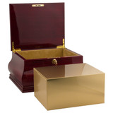 Bombay Chest Urn by Howard Miller - Shown with Optional Brass Urn Insert - Sold Separately