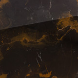 Alpha Ingot King Gold Genuine Marble Urn - Close Up Detail Shown