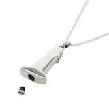 Lighthouse Cremation Jewelry Necklace - Opening Shown