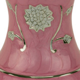 Grace Dark Pink Tealight Urn - Close Up Details Shown