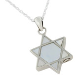 Star of David Cremation Jewelry