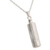 Etched Cylinder Cremation Jewelry