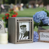 Mission Photo Urn in Seaside Gray - Howard Miller