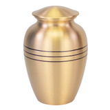 Three Bands Gold Urn - Medium