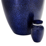 Cobalt Mist Keepsake Urn