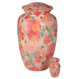 Paris Garden Cremation Urn - Shown with Matching Keepsake Urn - Sold Separately