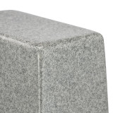 Misty Gray Cultured Marble Urn - Close Up Detail Shown