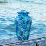 Seashell Whisper Aluminum Urn