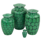 Avenue Aluminum Urn - Extra Large - Shown with Matching Collection - All Sold Separately