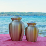 Simple Brass Urn Gold - S and XS Sizes (Sold Separately)