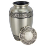 Coronet Pewter Brass Urn - Shown with Lid Off