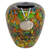 Serenade Hand Blown Glass Urn - Shown with Pendant Option