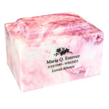 Ruby Classic Cultured Onyx Urn - Engraved Option Shown