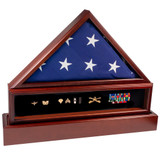 Flag Case, Display Case & Urn - Cherry