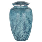 Aqua Harbor Aluminum Urn