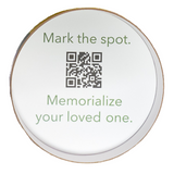 QR Code for Geo Tagging - Inside the Lid of the Scattering Tube