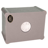 Claremont Cultured Marble Urn - Stone Gray - Bottom Opening