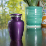 Dark Amethyst Keepsake Urn