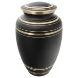 Classic Onyx Brass Cremation Urn