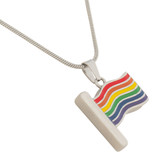 Rainbow Flag Cremation Jewelry