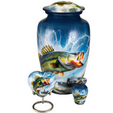 Gone Fishing Aluminum Urn Collection